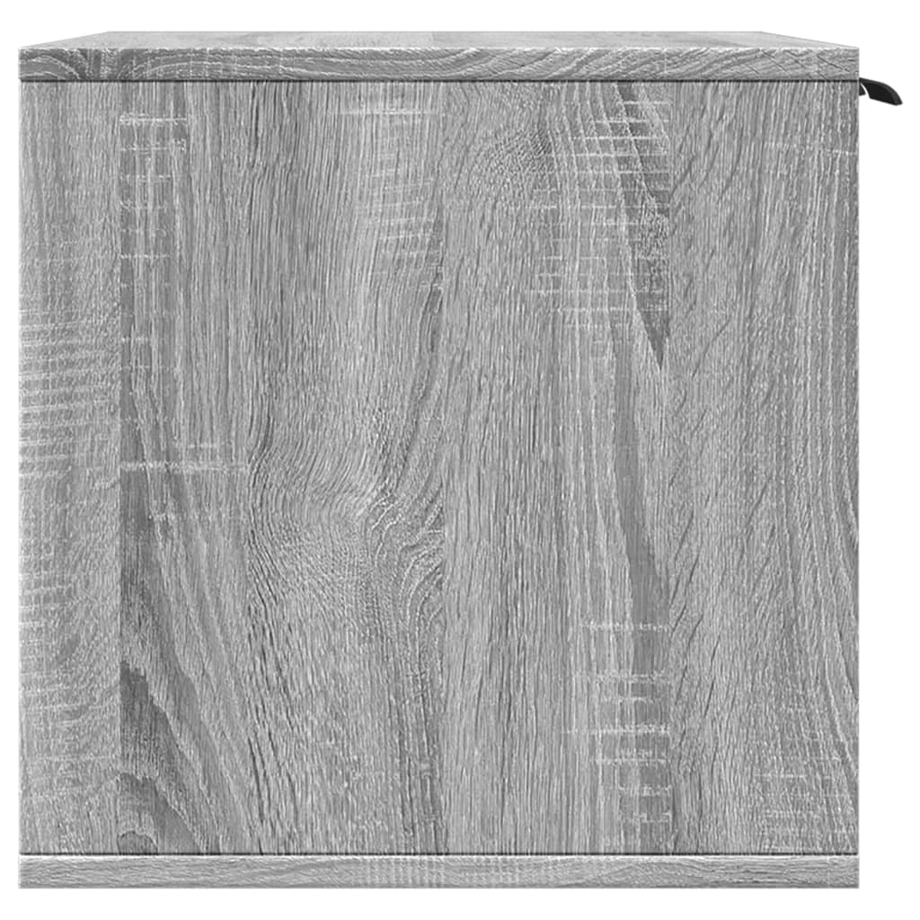 Uzavretý box na stelivo sivá sonoma 60x40x40cm kompozitné drevo
