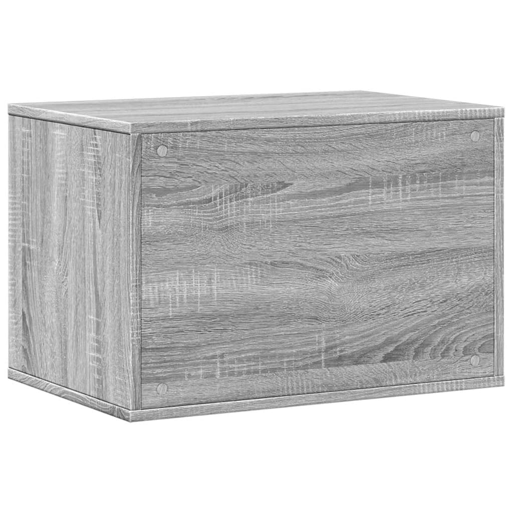Uzavretý box na stelivo sivá sonoma 60x40x40cm kompozitné drevo
