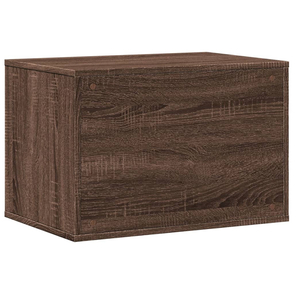 Uzavretý box na stelivo, hnedý dub 60x40x40cm, kompozitné drevo