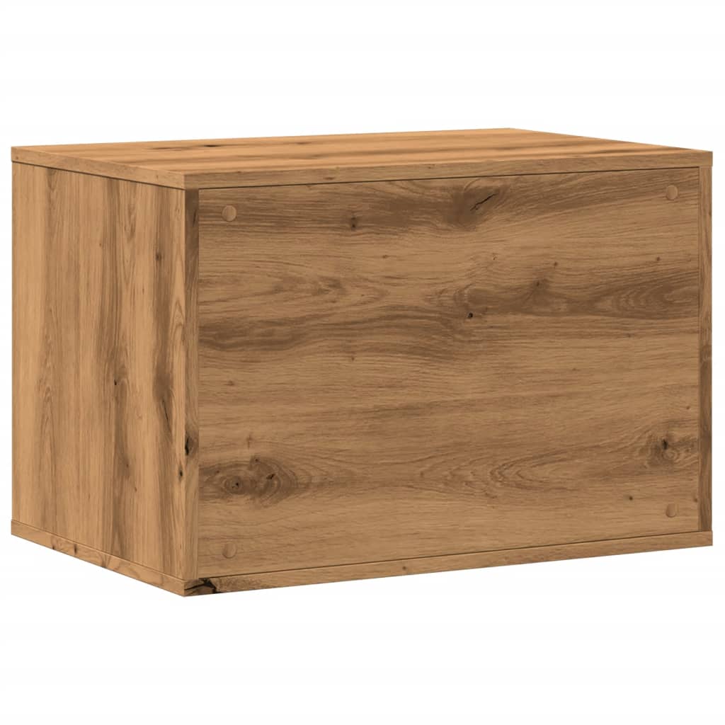 Uzavretý box na stelivo dub artisan 60x40x40cm kompozitné drevo