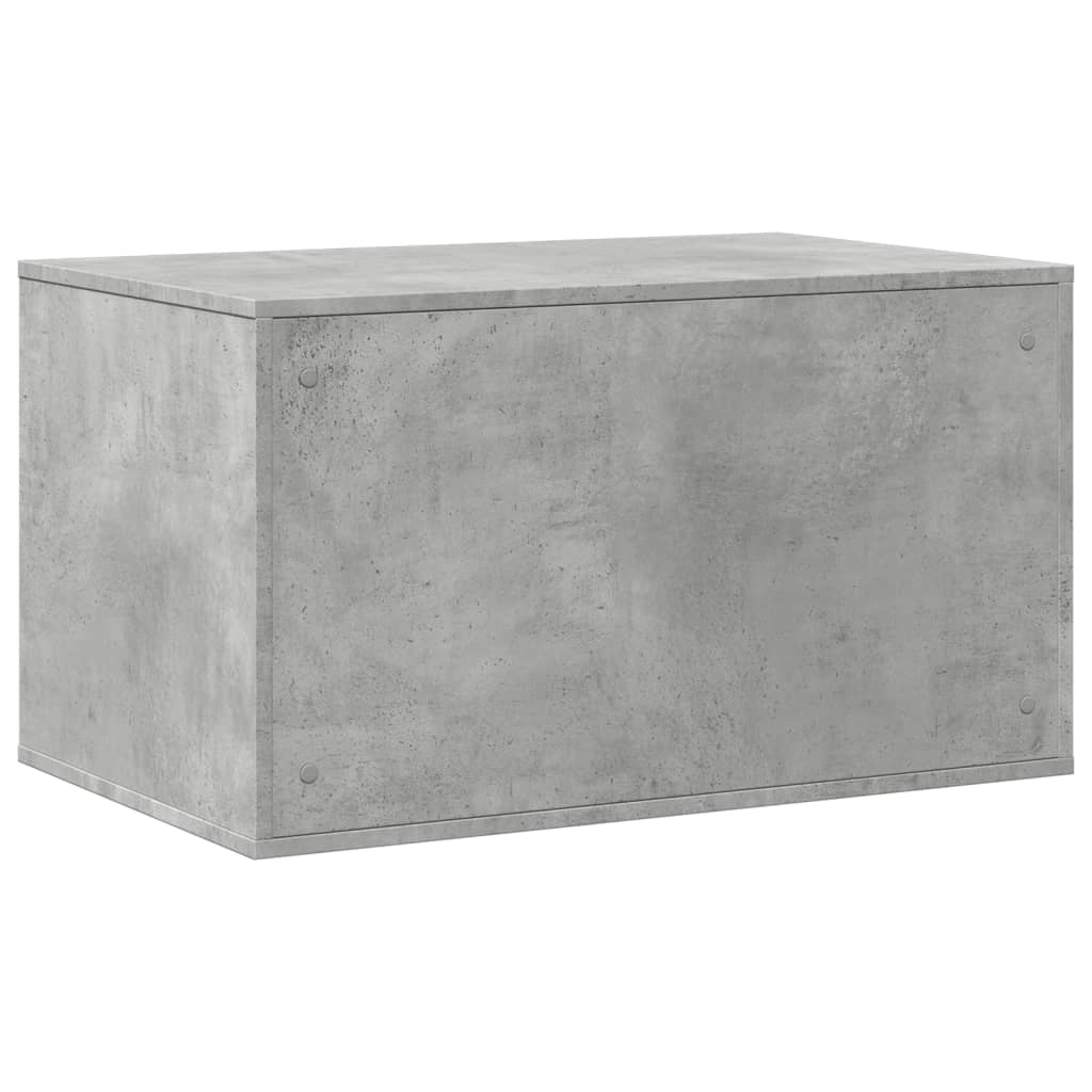 Uzavretý box na stelivo, betónový 80x50x45 cm, kompozitné drevo