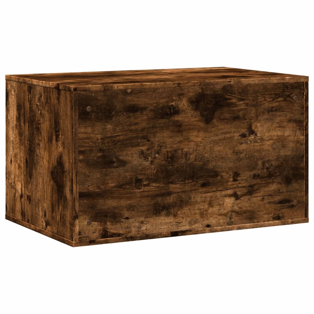 Uzavretý box na stelivo, tmavý dub 80x50x45cm, kompozitné drevo