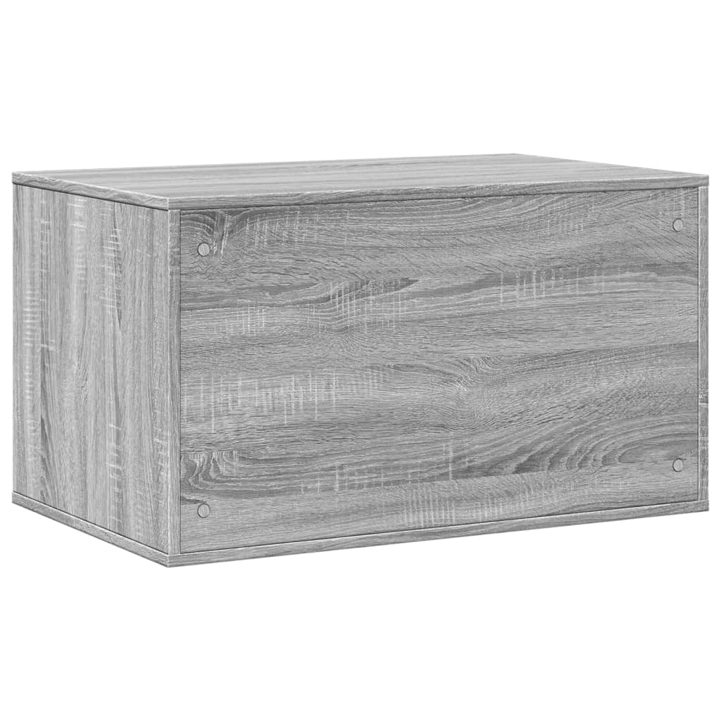 Uzavretý box na stelivo sivá sonoma 80x50x45cm kompozitné drevo