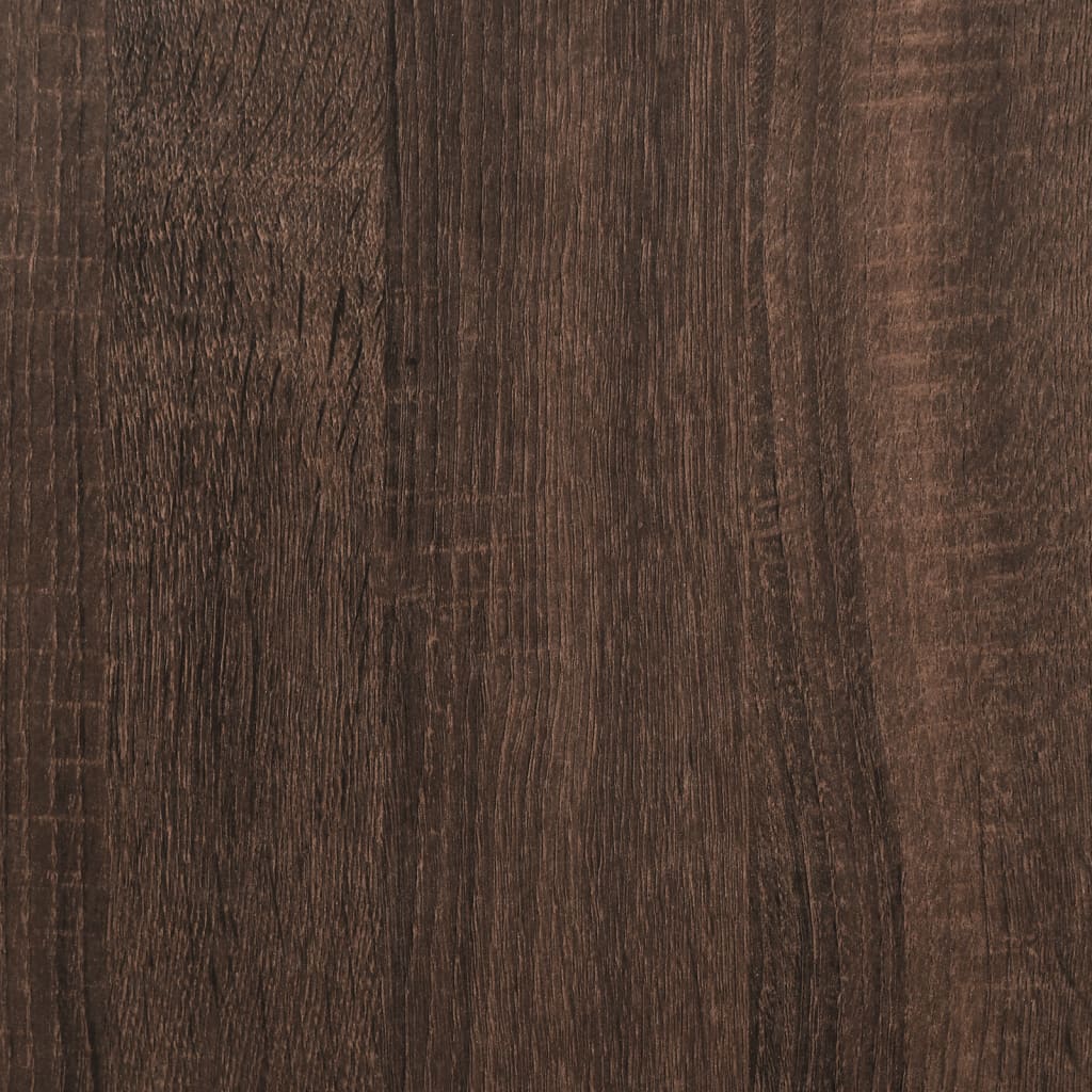 Uzavretý box na stelivo, hnedý dub 80x50x45cm, kompozitné drevo