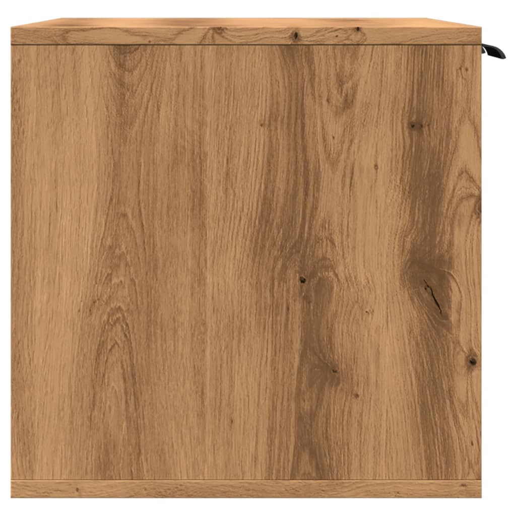 Uzavretý box na stelivo dub artisan 80x50x45cm kompozitné drevo