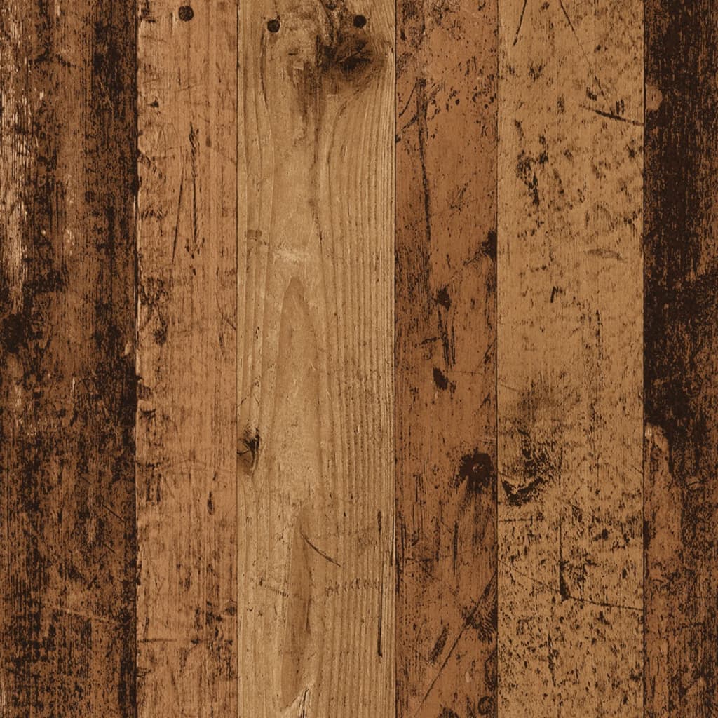 Uzavretý box na stelivo staré drevo 53x53x51cm kompozitné drevo