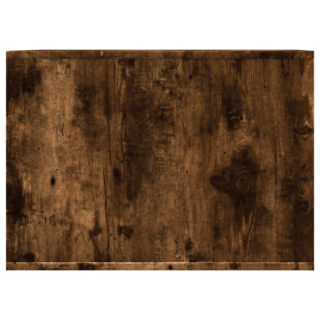 Uzavretý box na stelivo, tmavý dub 47x59x42cm, kompozitné drevo