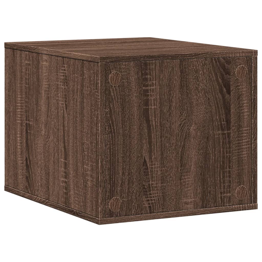 Uzavretý box na stelivo, hnedý dub 47x59x42cm, kompozitné drevo