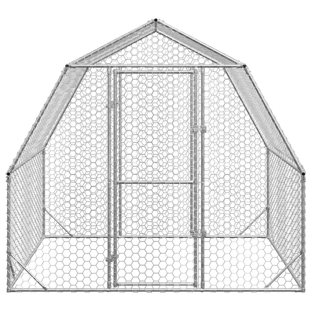 Kurací výbeh 2,5x2x2,25 m Pozinkovaná oceľ