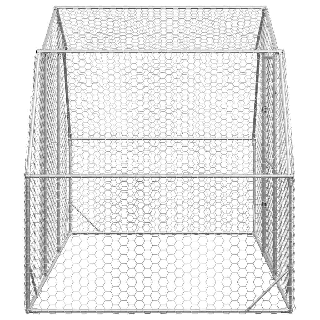 Kurací výbeh 2,5x2x2,25 m Pozinkovaná oceľ
