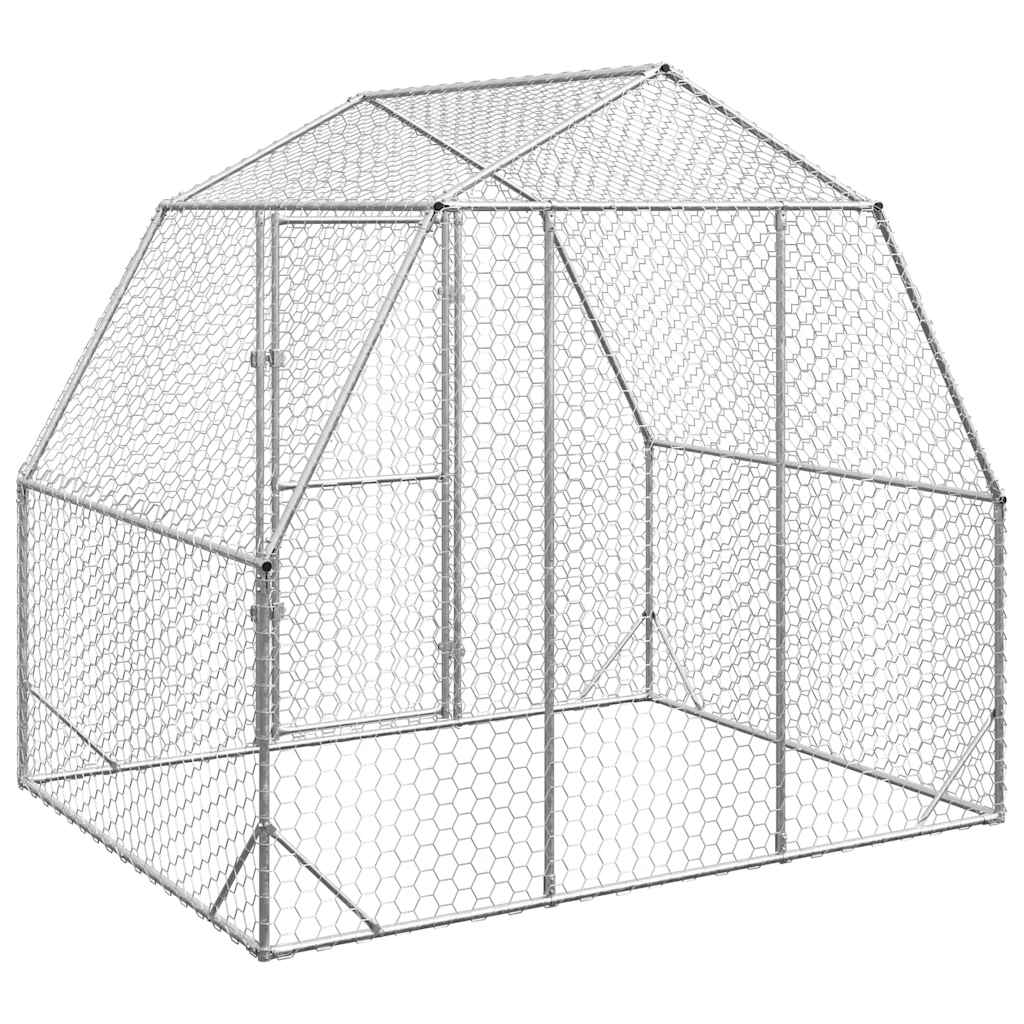 Kurací výbeh 2,5x2x2,25 m Pozinkovaná oceľ