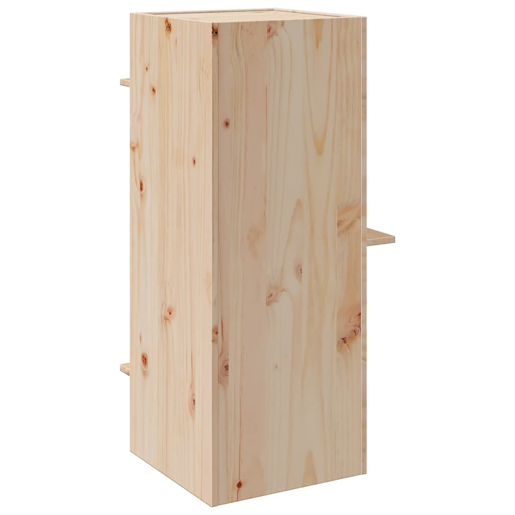 Domček pre mačky 43x43x90 cm masívna borovica
