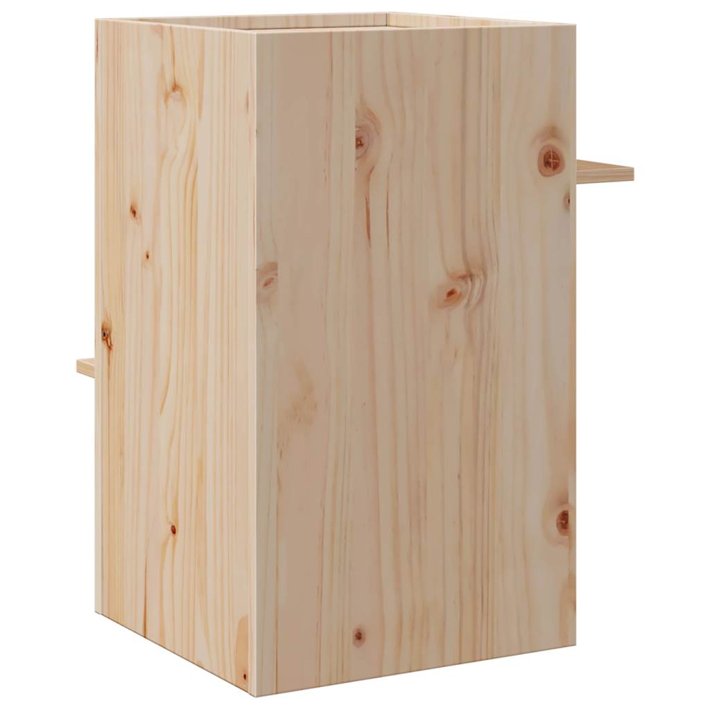 Domček pre mačky 43x43x60 cm masívna borovica