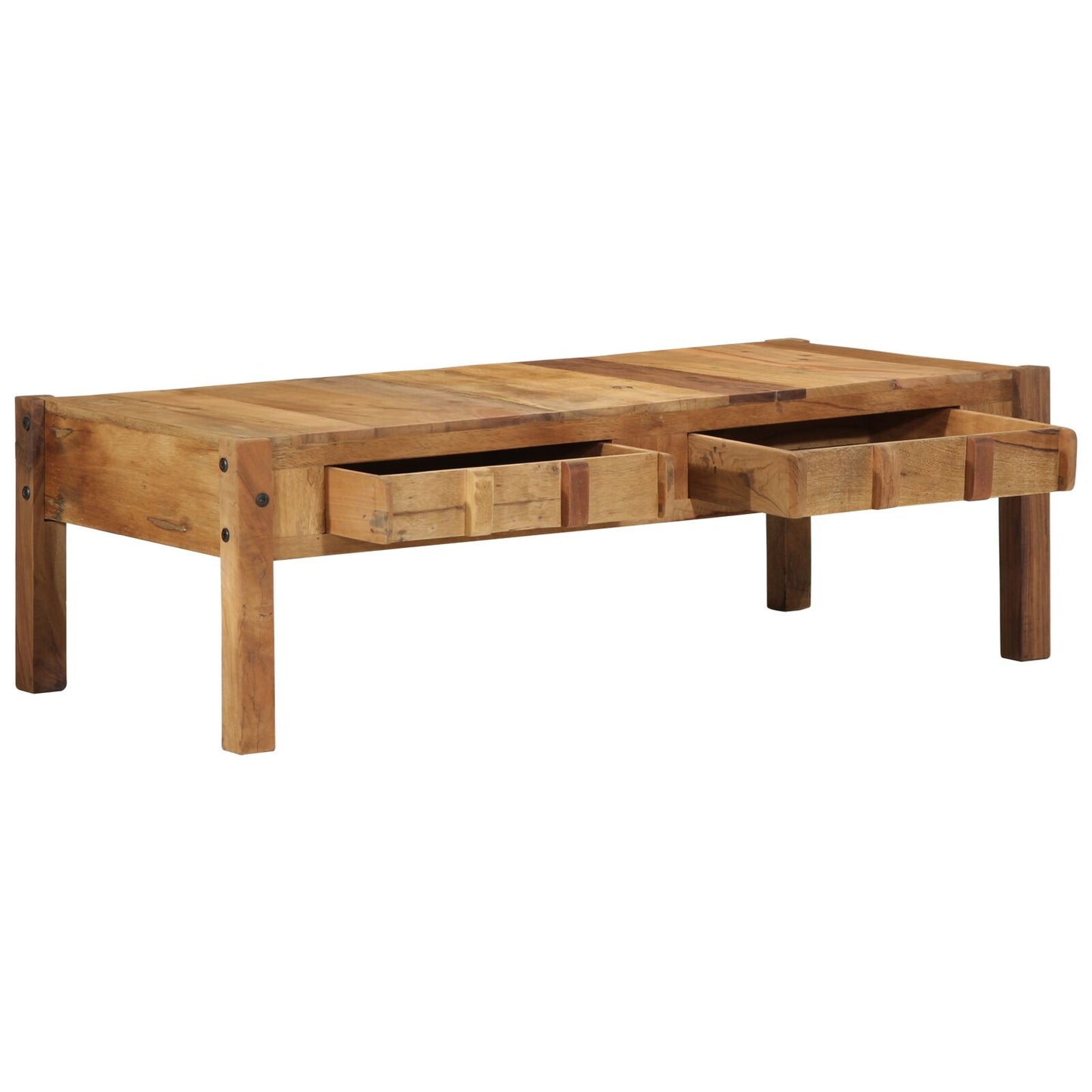 konferenčný stolík 110x55x35 cm z recyklovaného masívneho dreva