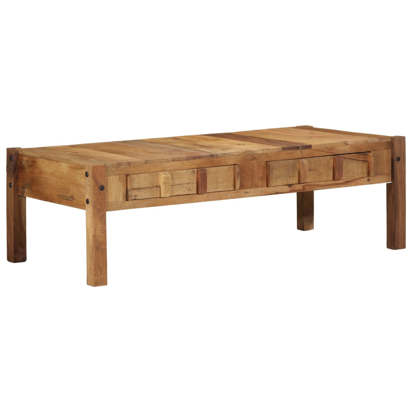 konferenčný stolík 110x55x35 cm z recyklovaného masívneho dreva