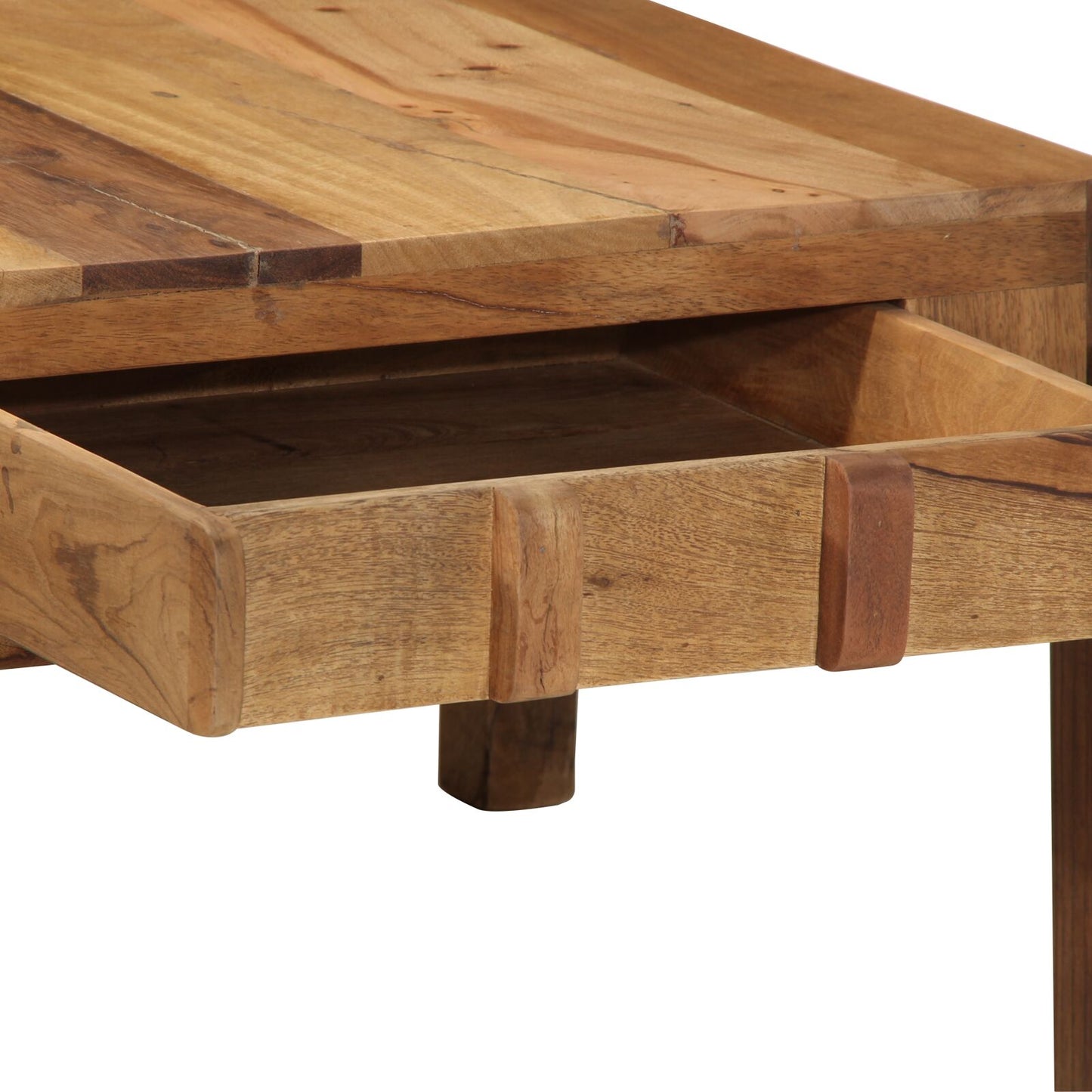 konferenčný stolík 110x55x35 cm z recyklovaného masívneho dreva