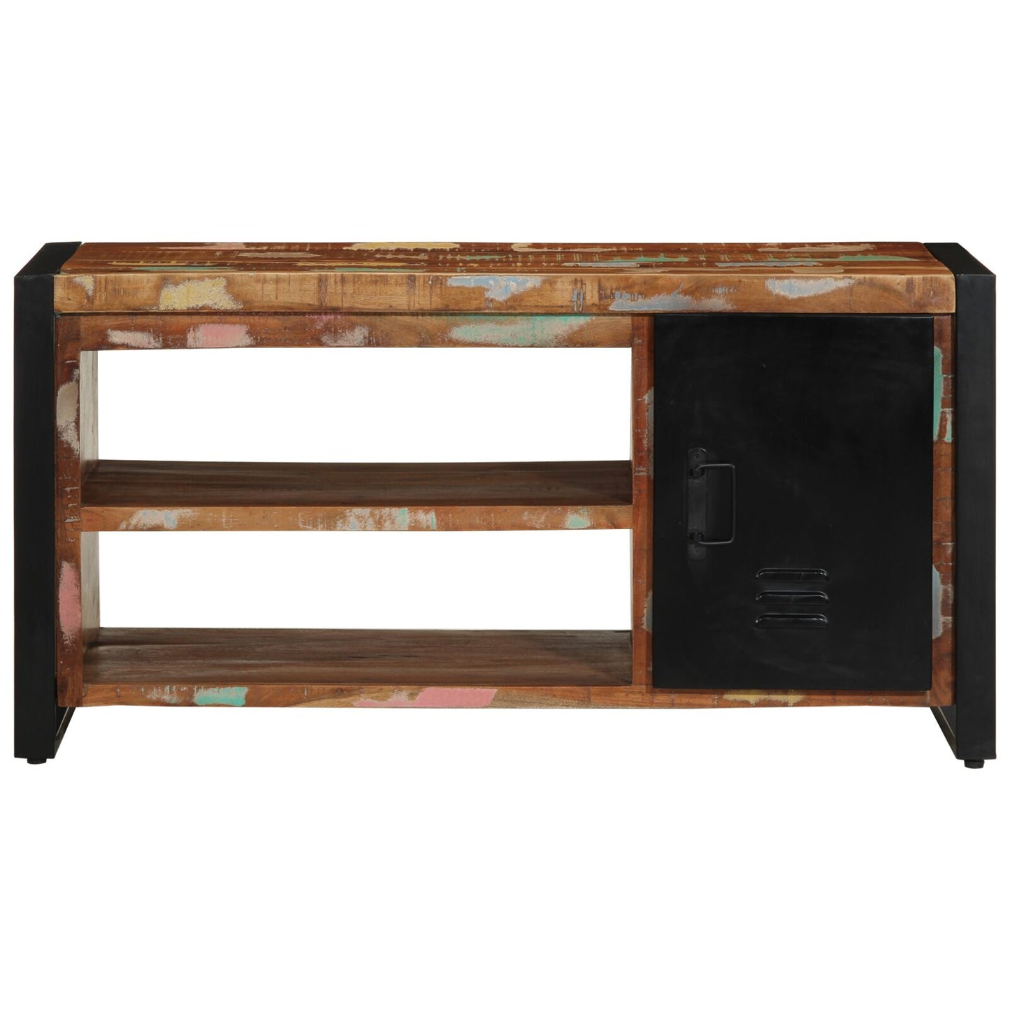 Lavička na topánky Viac farieb 100x40x50 cm z recyklovaného dreva