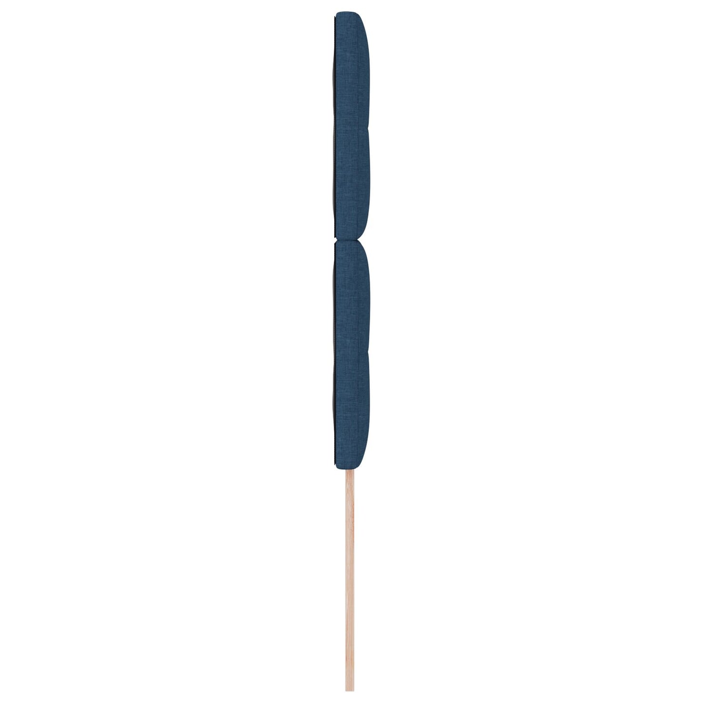 Čelo postele s gombíkmi modré 90 cm textília