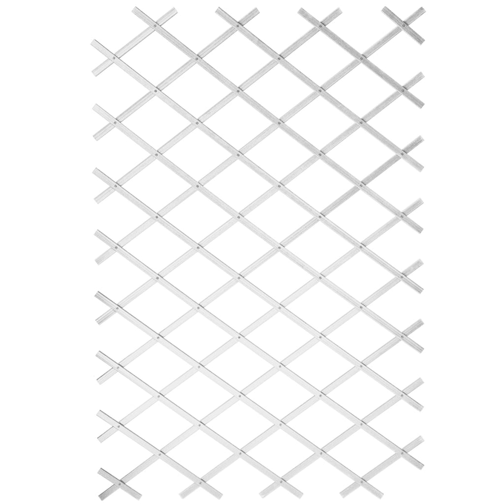 Záhradná mriežka z PVC, 50x150 cm, biela, 6040701