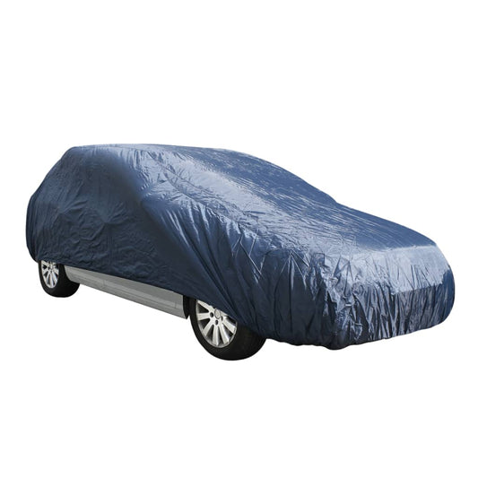 Plachta na auto, veľkosť L 490x178x120 cm, tmavomodrá