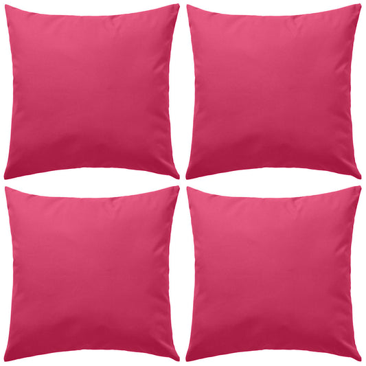 Vankúš do exteriéru 4 ks 45x45 cm ružový