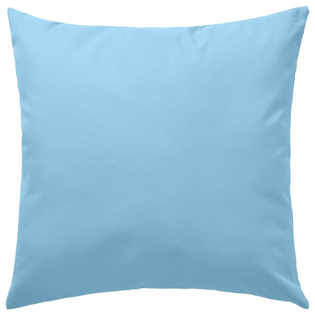 Vankúše do exteriéru 2 ks 45x45 cm bledomodré