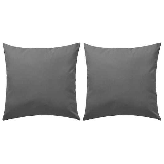 Vankúše do exteriéru 2 ks 45x45 cm sivé