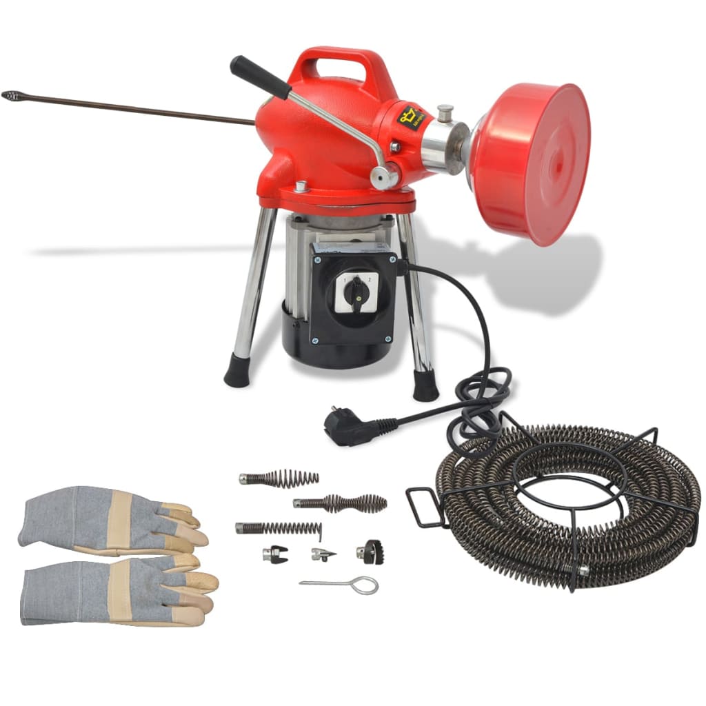 Špirálový čistič odtokov 250 W 12,5mx16mm 4,5mx9,5mm
