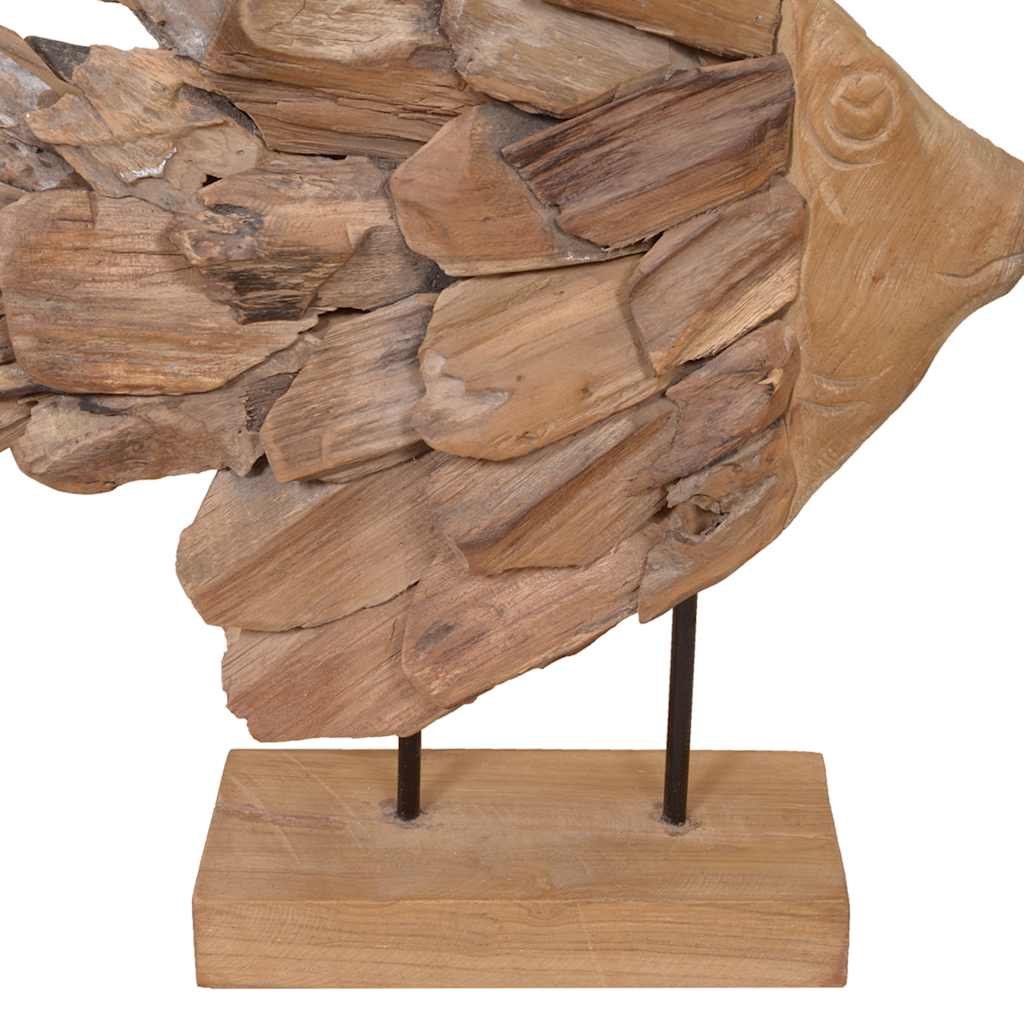 Socha Rýb Teak 40X12X57 Cm