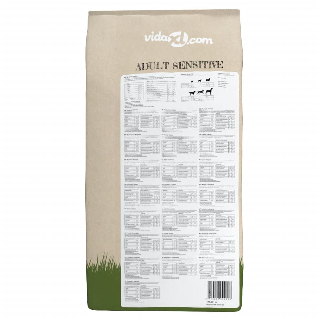 Prémiové krmivo pre psov Adult Sensitive Lamb & Rice, 15 kg