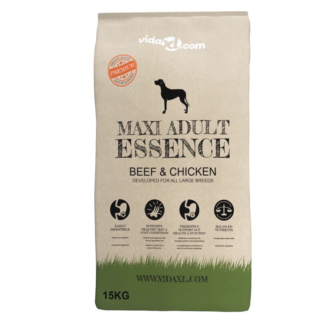 Prémiové psie krmivo Maxi Adult Essence Beef & Chicken 15 kg