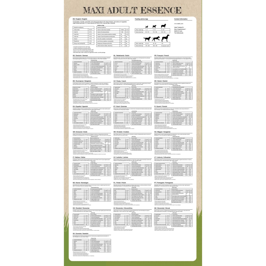 Prémiové psie krmivo Maxi Adult Essence Beef & Chicken 15 kg