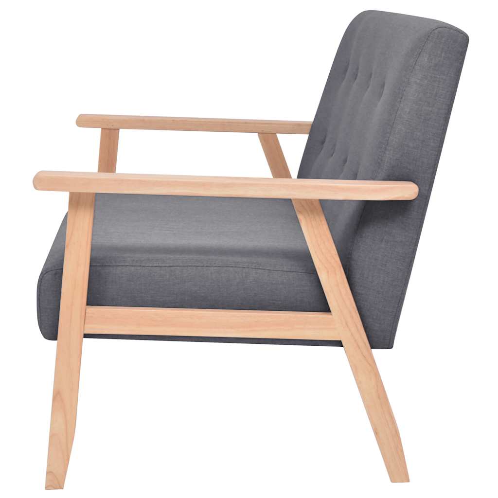 2-Miestna Pohovka, Látka, Tmavosivá