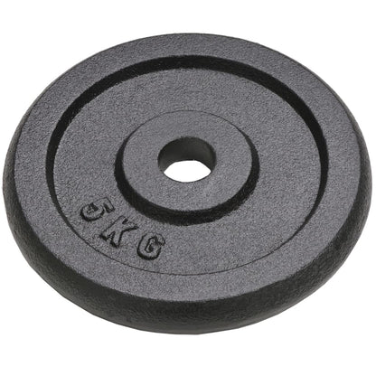 Závažia na činky 4 ks, 2x10 kg+2x5 kg, liatina