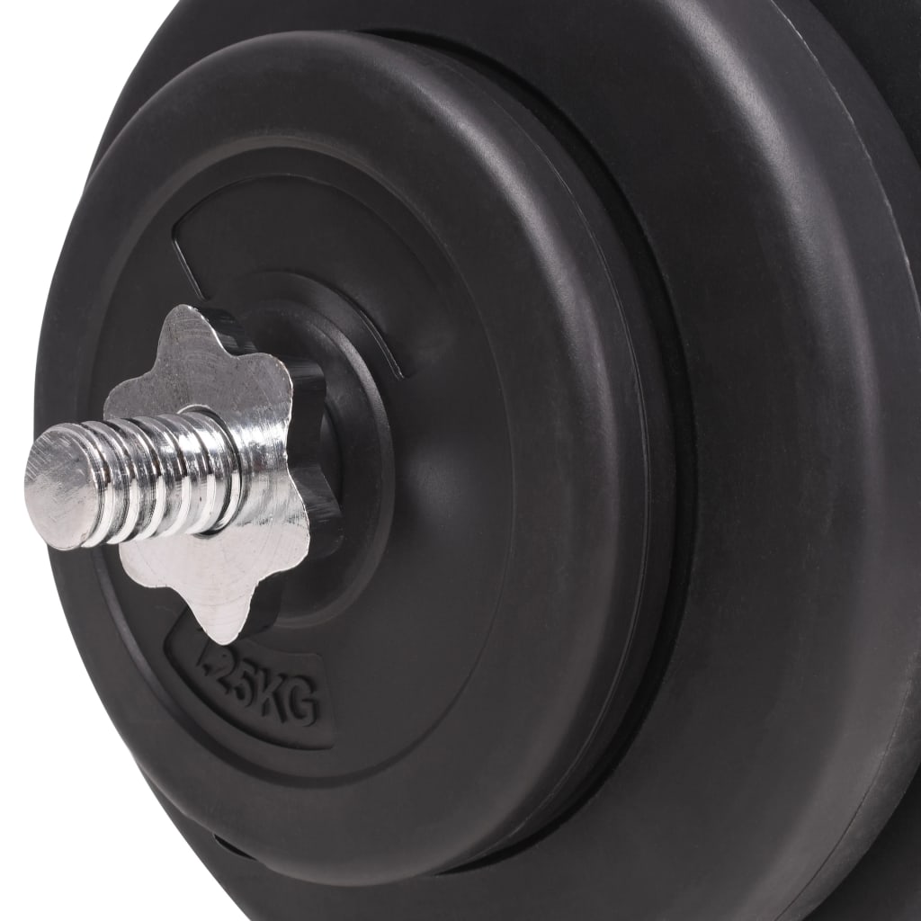 Súprava závaží a tyčí barbell a dumbbell, 120 kg