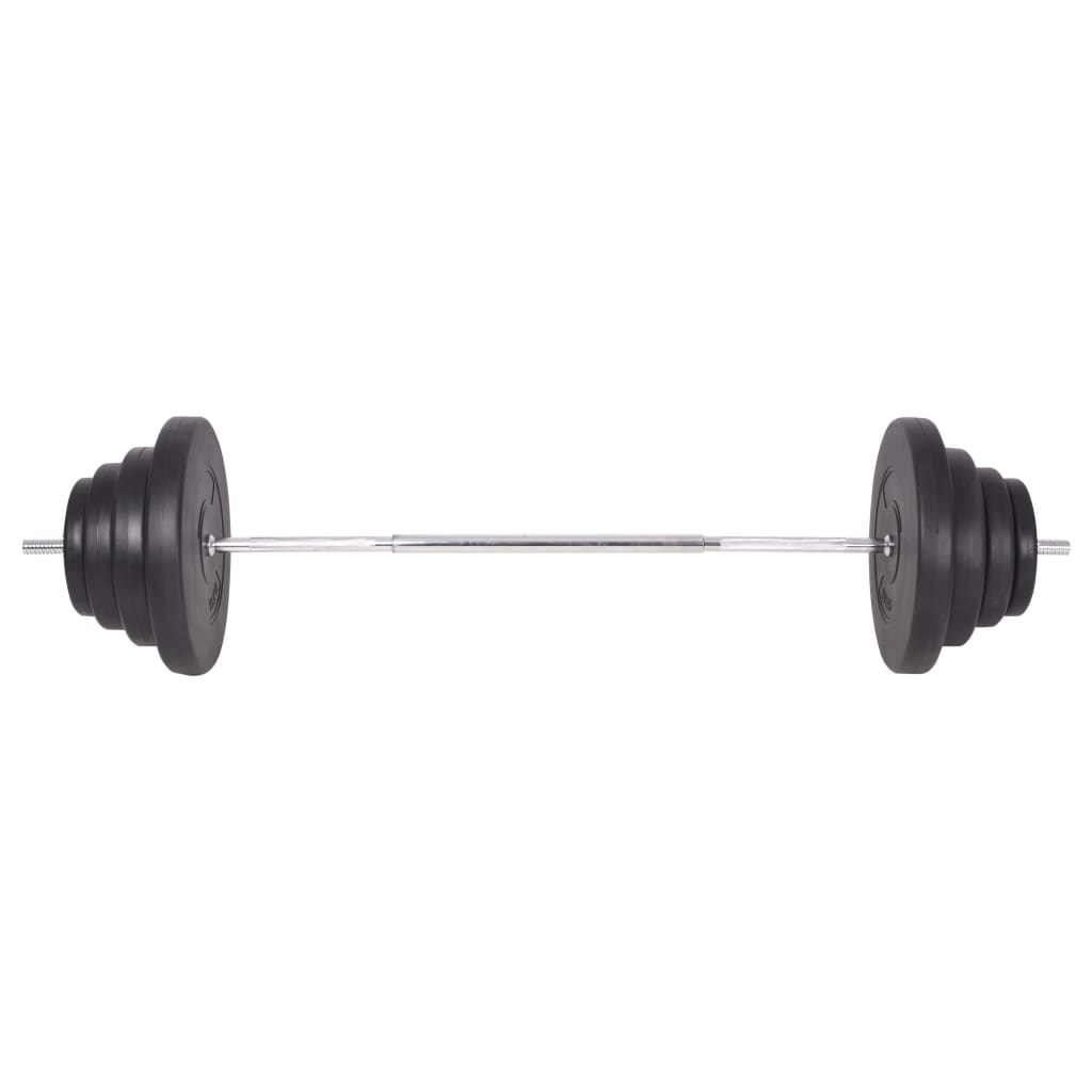 Súprava závaží a tyčí barbell a dumbbell, 120 kg
