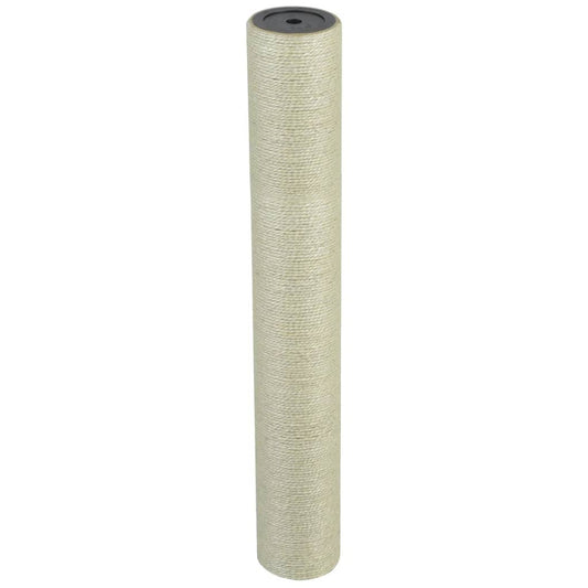 Stĺpik na škrabanie pre mačky, 8x55 cm, 10 mm, béžový