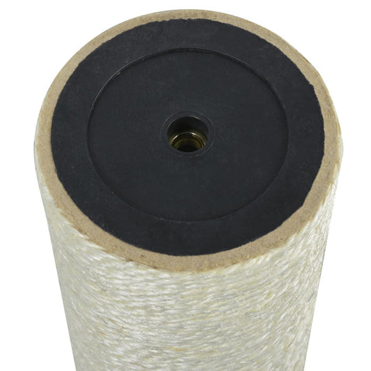 Stĺpik na škrabanie pre mačky, 8x45 cm, 8 mm, béžový