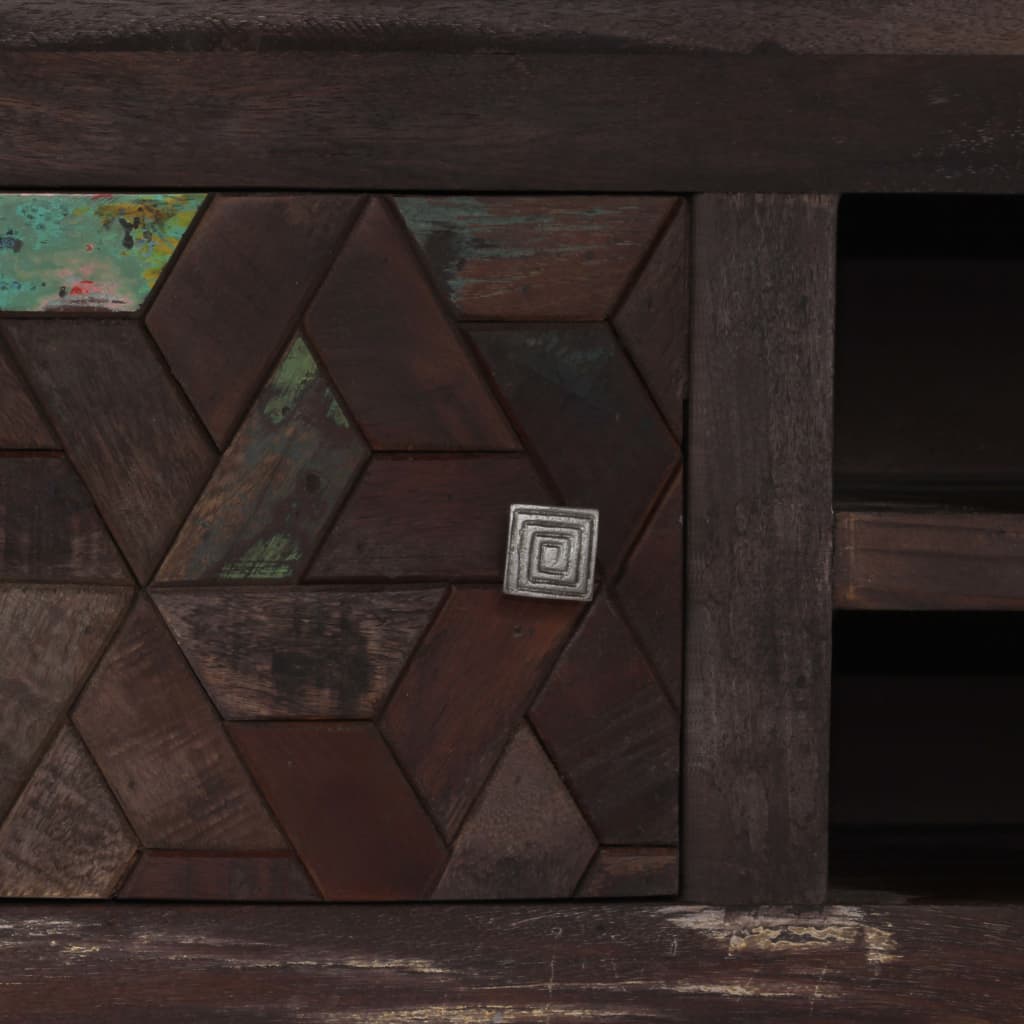 Skrinka Na Tv, Recyklovaný Masív 140X30X45 Cm