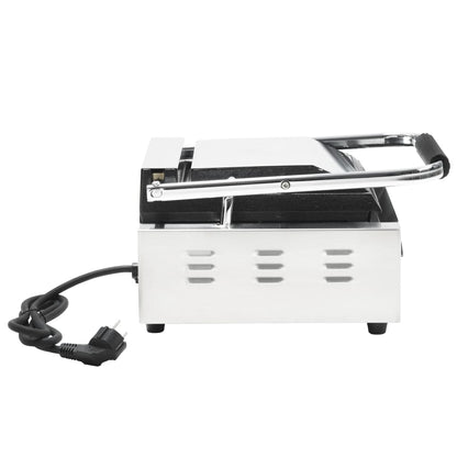 Drážkovaný panini gril z pozinkovanej ocele 1800 W 31x30,5x20cm