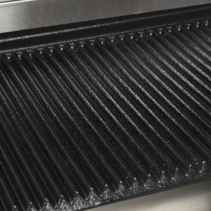 Drážkovaný panini gril 43x30,5x20 cm 2200 W