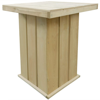 Barový stôl 75x75x110 cm, impregnovaná borovica