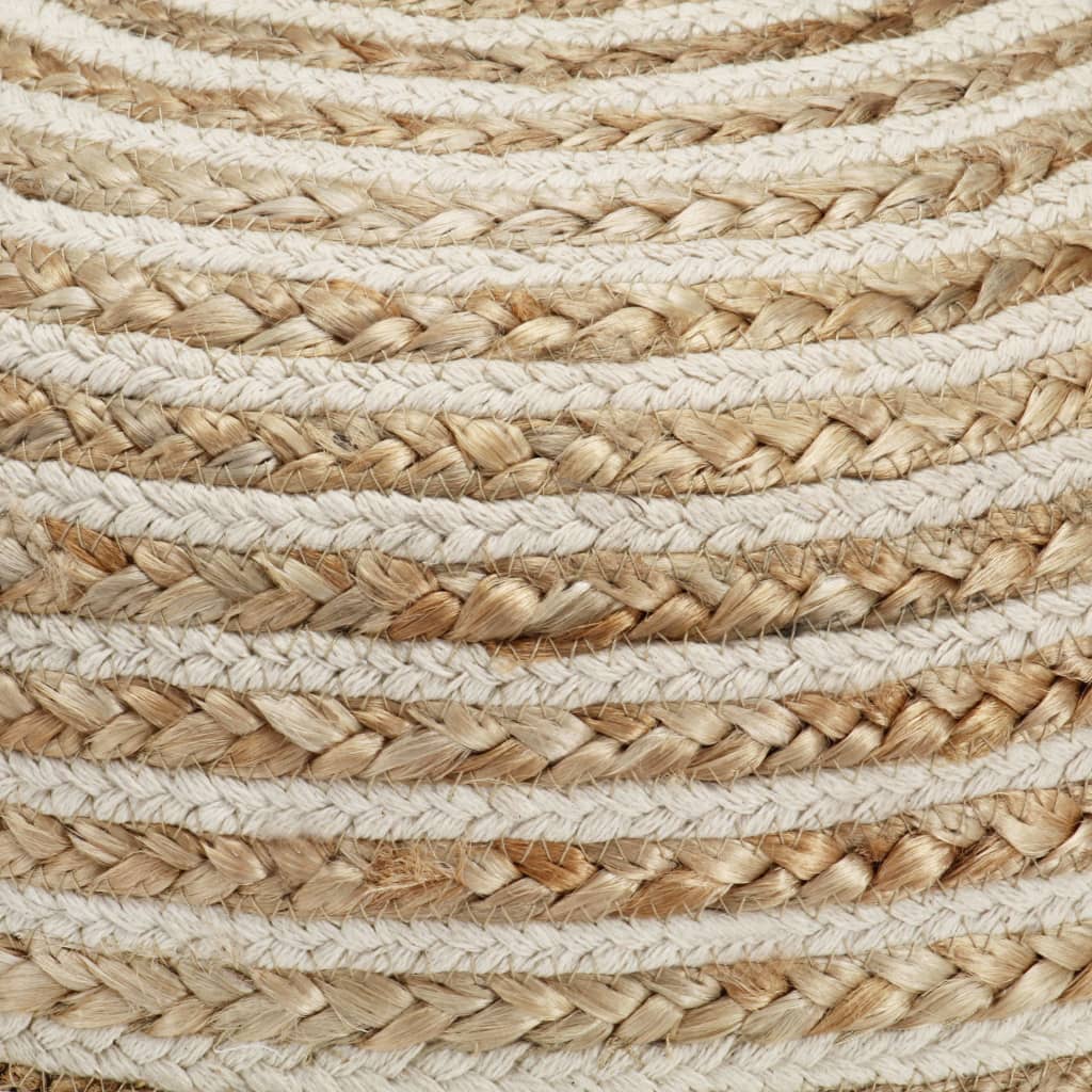 Ručne Vyrobená Taburetka Jutová