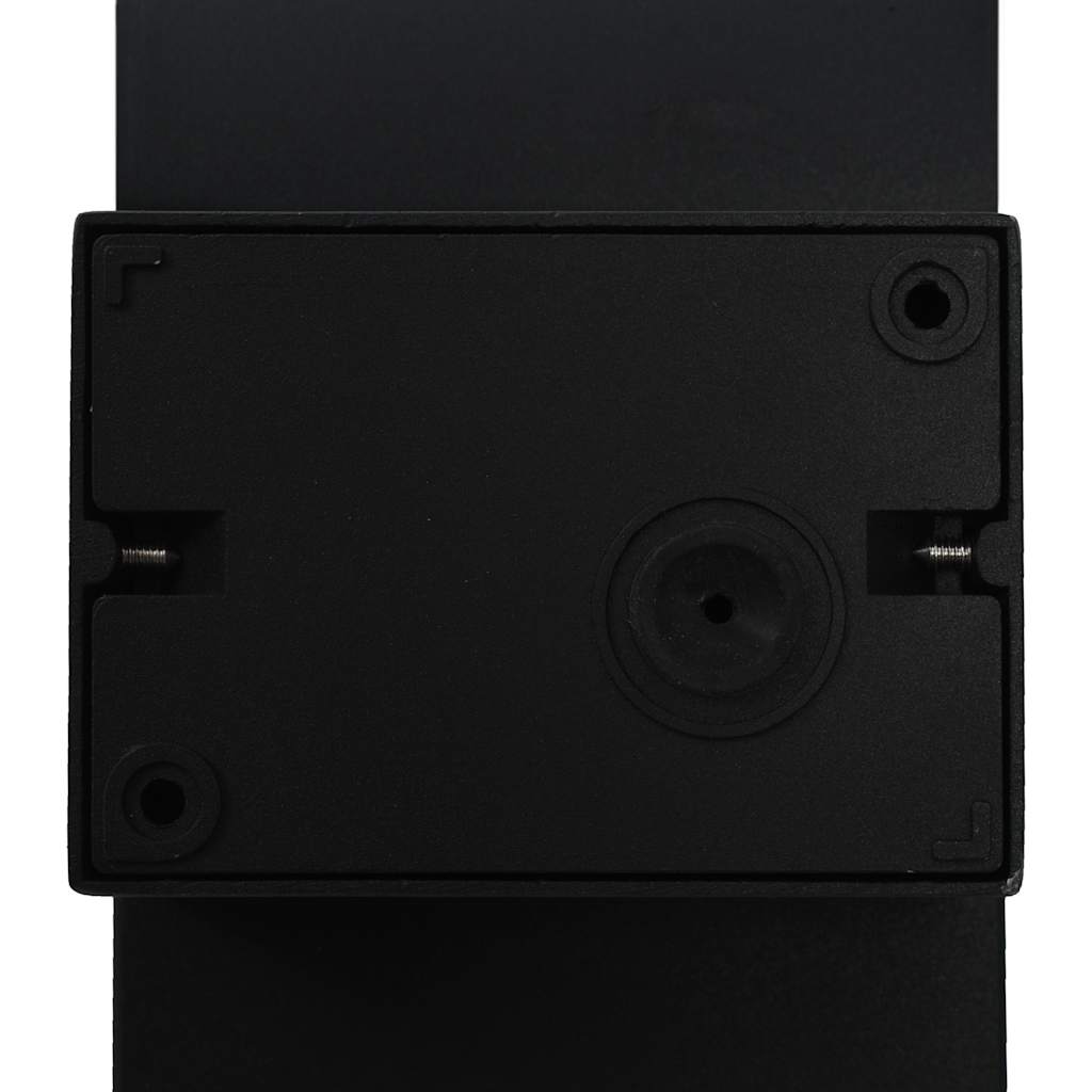 Vonkajšie Led Nástené Svietidlo Čierne 9 W Oválne