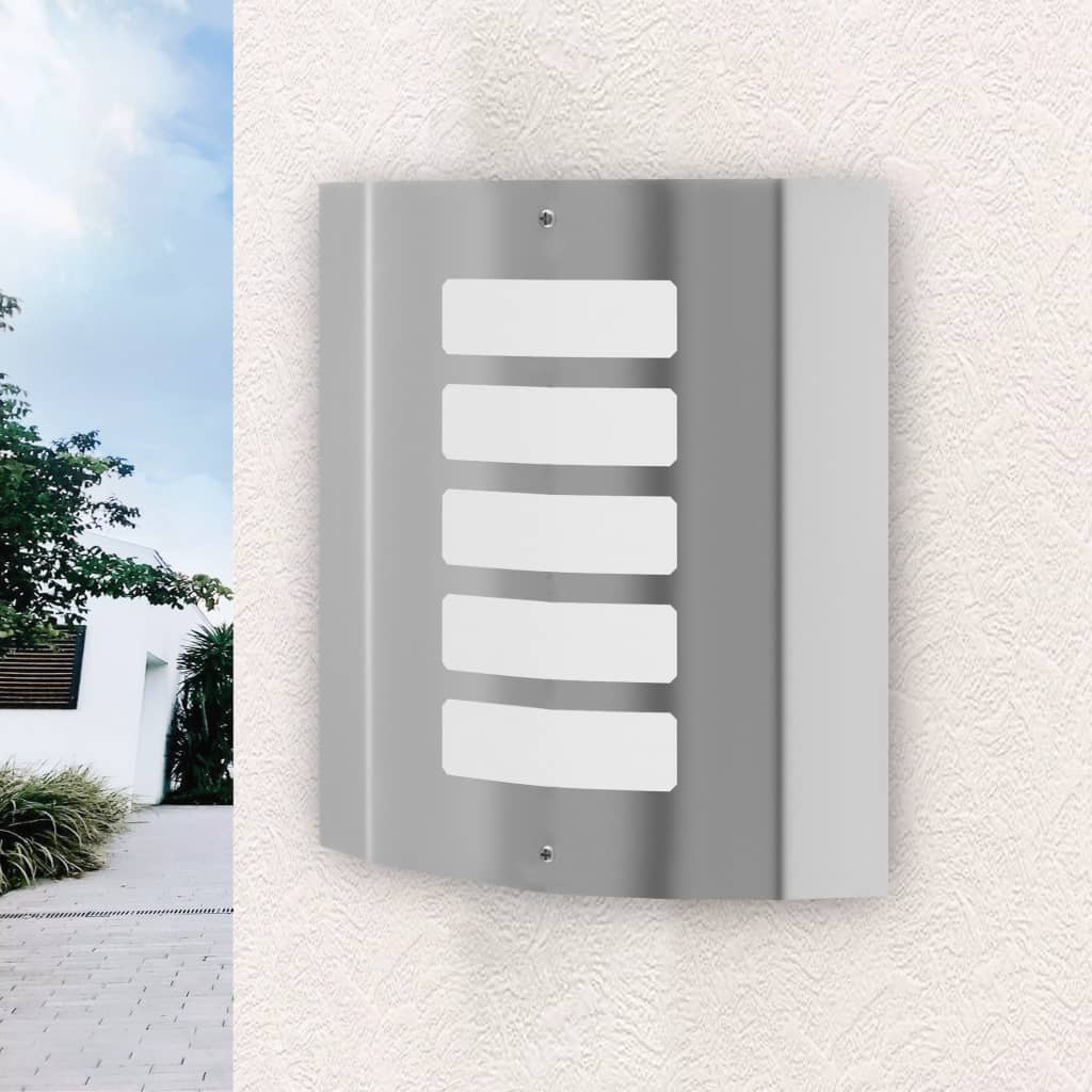 Rvs Nástenné Vnútorné Aj Vonkajšie Vodotesné Svietidlo 22 X 30 Cm