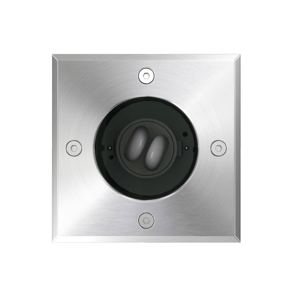 Vonkajšie Podlahové Svietidlá 3 Ks, Štvorcové