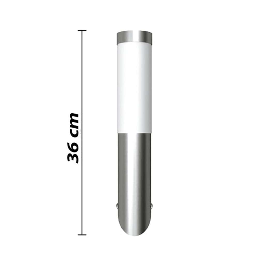 Vonkajšie Nástenné Svetlá 2 Ks, Nehrdzavejúca Oceľ