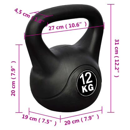 Činka kettlebell 12 kg