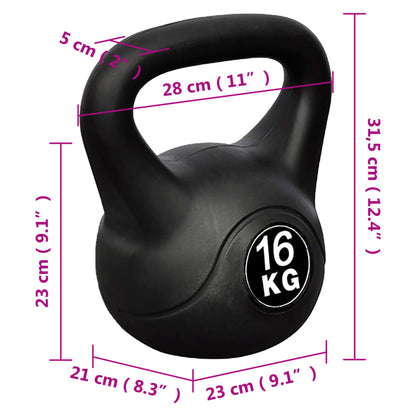 Činka kettlebell 16 kg