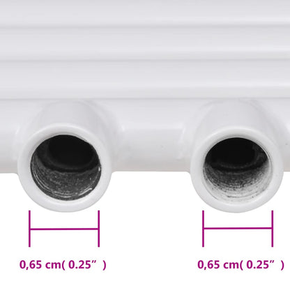Rebríkový radiátor na centrálne vykurovanie, rovný 500x764 mm